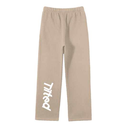 Streetwear Unisex Solid Color Fleece Straight Leg Pants