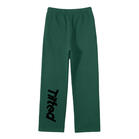 Streetwear Unisex Solid Color Fleece Straight Leg Pants