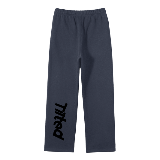 Streetwear Unisex Solid Color Fleece Straight Leg Pants